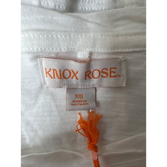 Knox Rose White Short Sleeve Top XXL Womens Blouse & Snoopy Pink Shorts XL - Picture 4 of 12